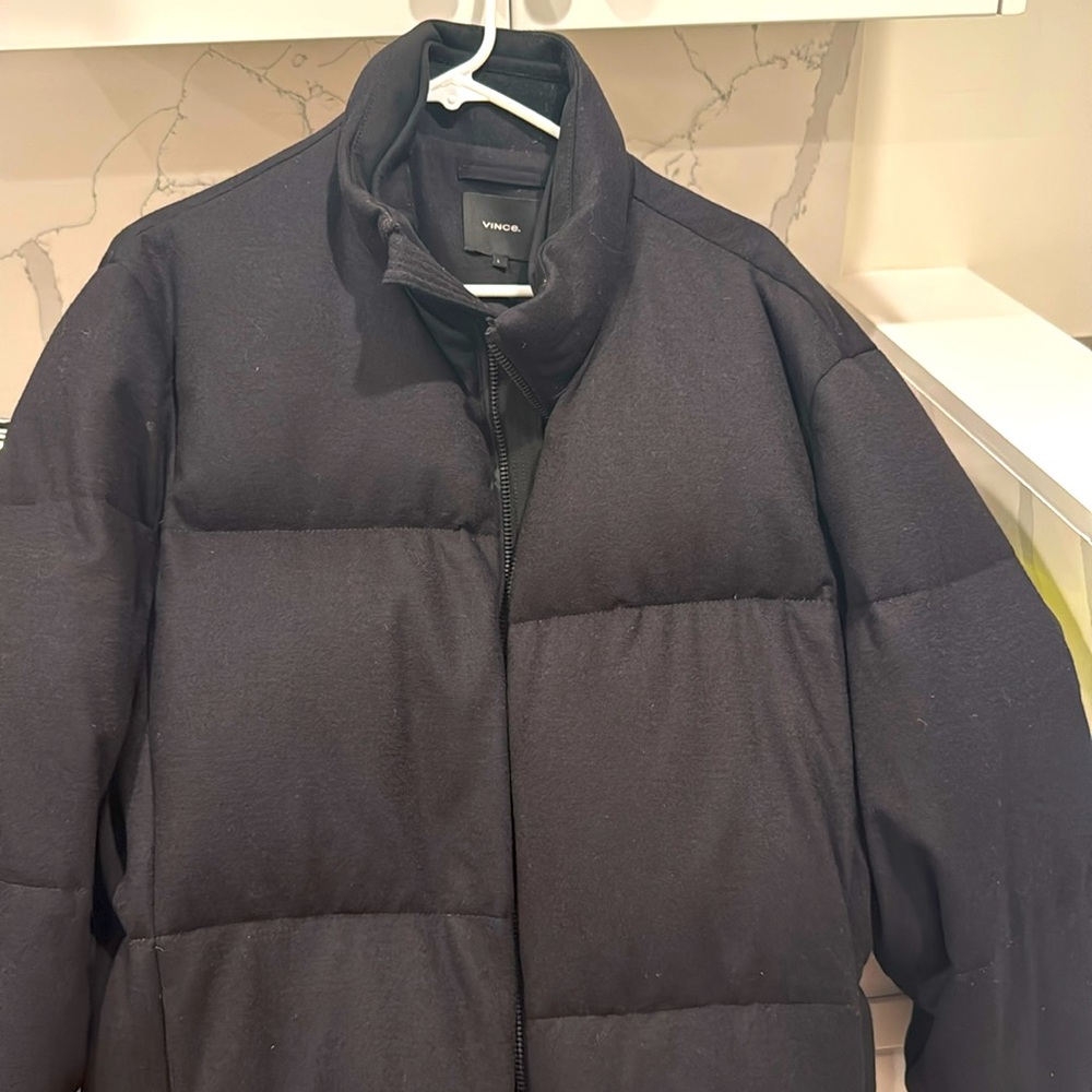 Vince Winter Wool & Suede Jacket: size L, Men